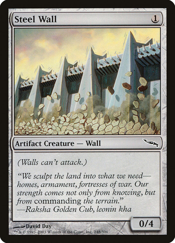 Steel Wall [Mirrodin] | Kessel Run Games Inc. 