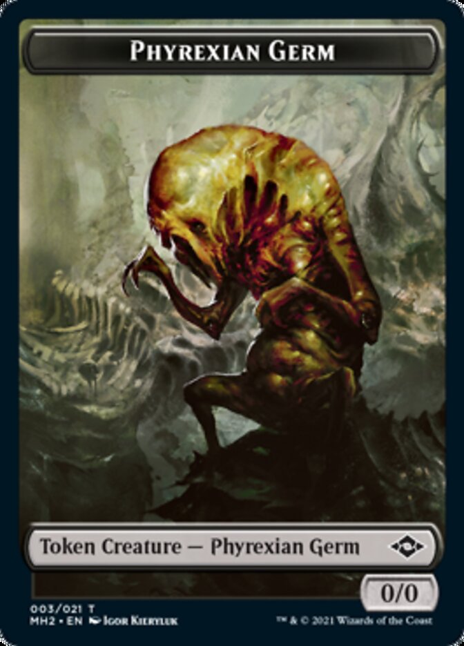 Phyrexian Germ // Squirrel Double-Sided Token [Modern Horizons 2 Tokens] | Kessel Run Games Inc. 