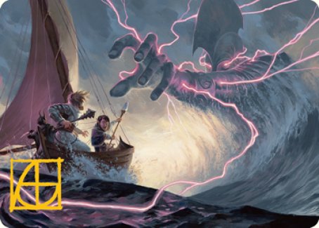 Hall of Storm Giants Art Card (Gold-Stamped Signature) [Dungeons & Dragons: Adventures in the Forgotten Realms Art Series] | Kessel Run Games Inc. 