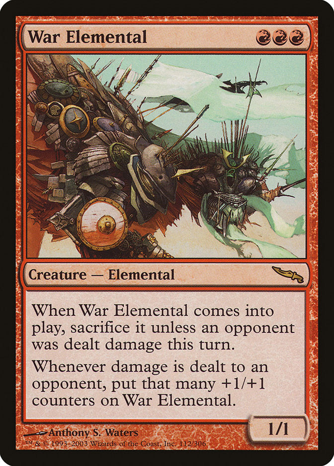 War Elemental [Mirrodin] | Kessel Run Games Inc. 