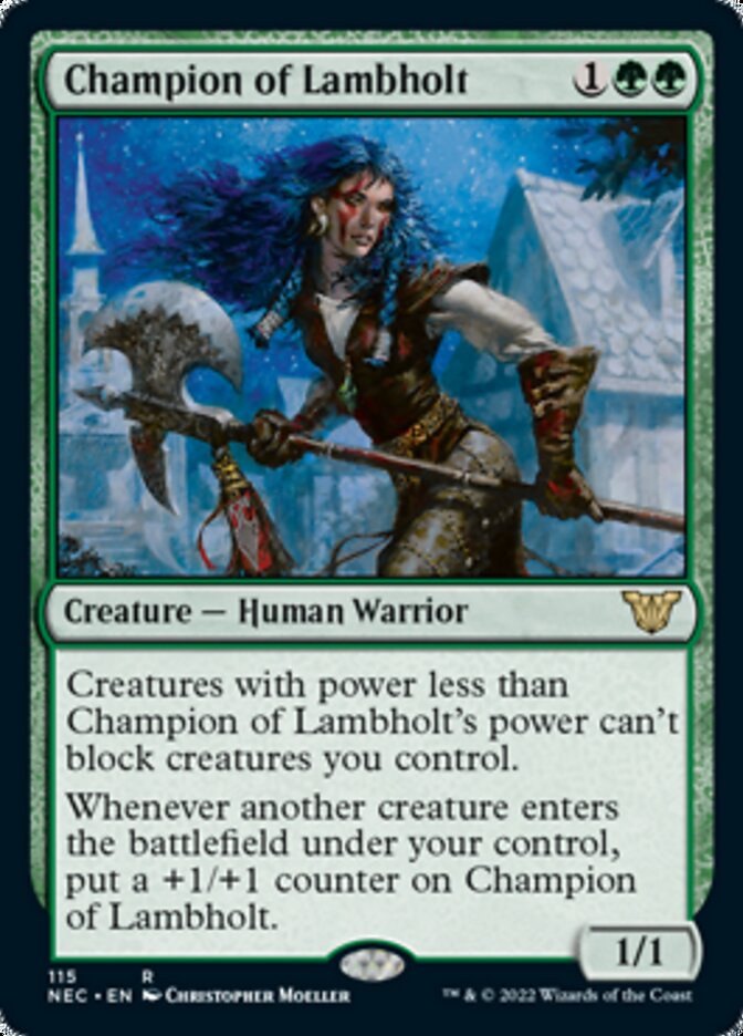 Champion of Lambholt [Kamigawa: Neon Dynasty Commander] | Kessel Run Games Inc. 