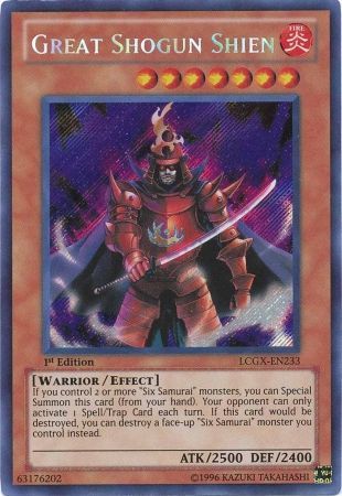 Great Shogun Shien [LCGX-EN233] Secret Rare | Kessel Run Games Inc. 