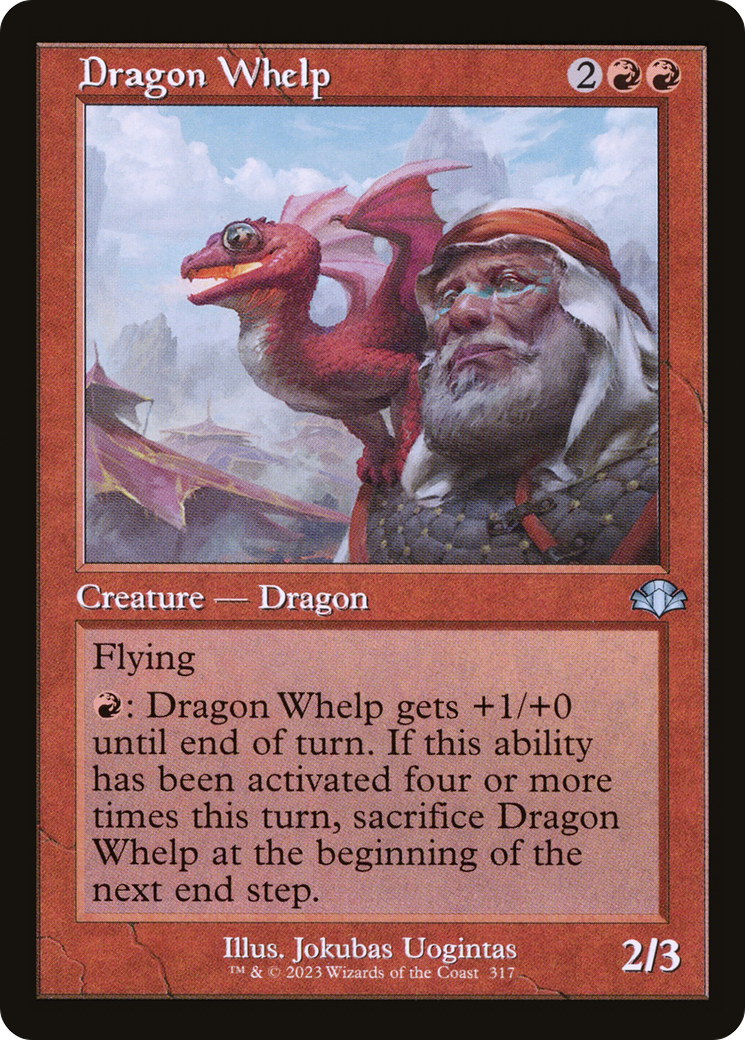 Dragon Whelp (Retro) [Dominaria Remastered] | Kessel Run Games Inc. 