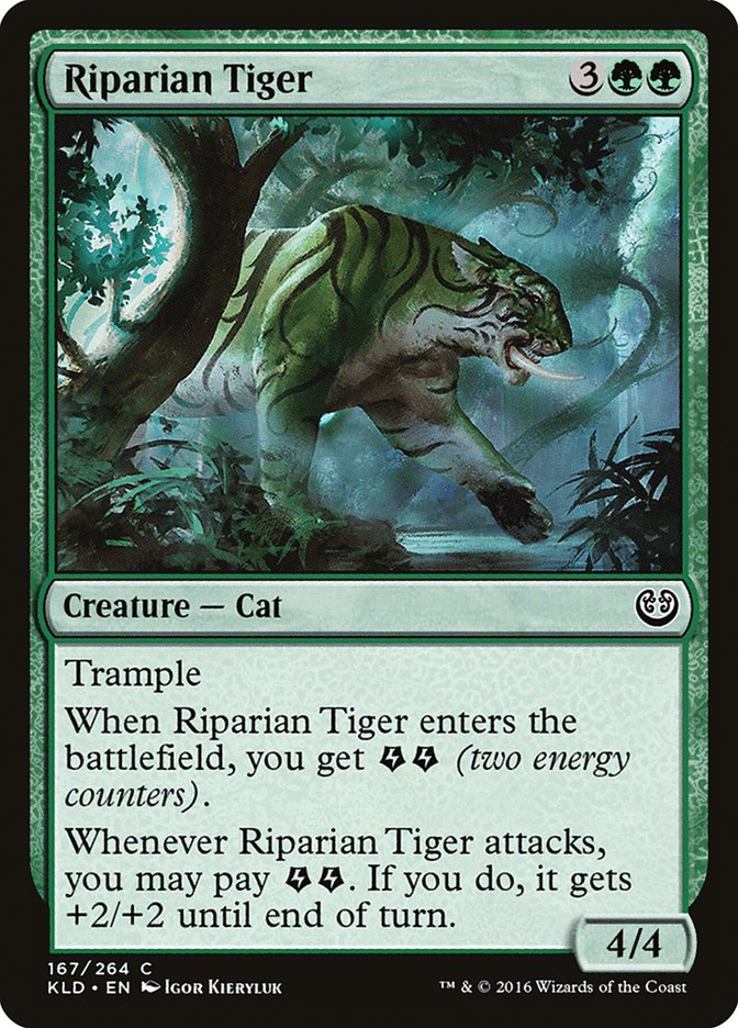 Riparian Tiger [Kaladesh] | Kessel Run Games Inc. 