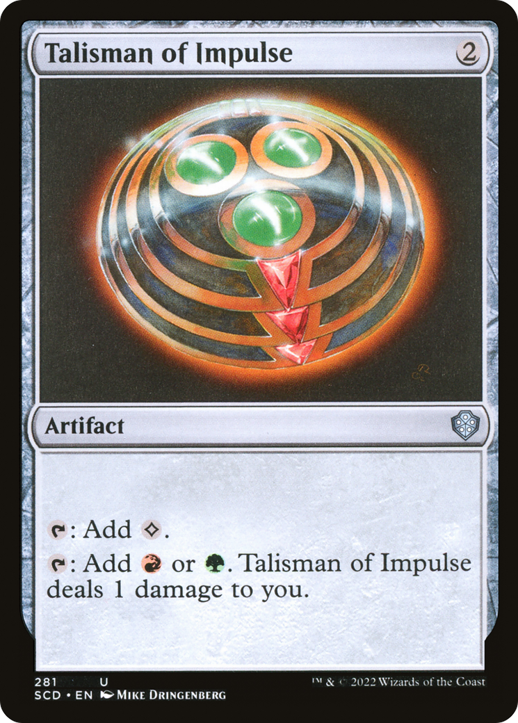 Talisman of Impulse [Starter Commander Decks] | Kessel Run Games Inc. 