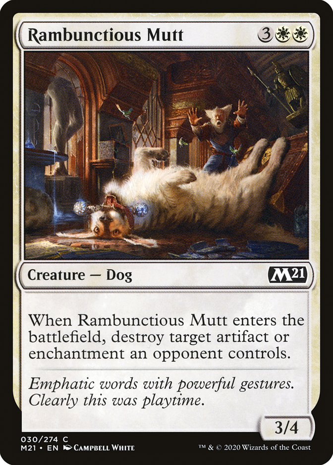 Rambunctious Mutt [Core Set 2021] | Kessel Run Games Inc. 