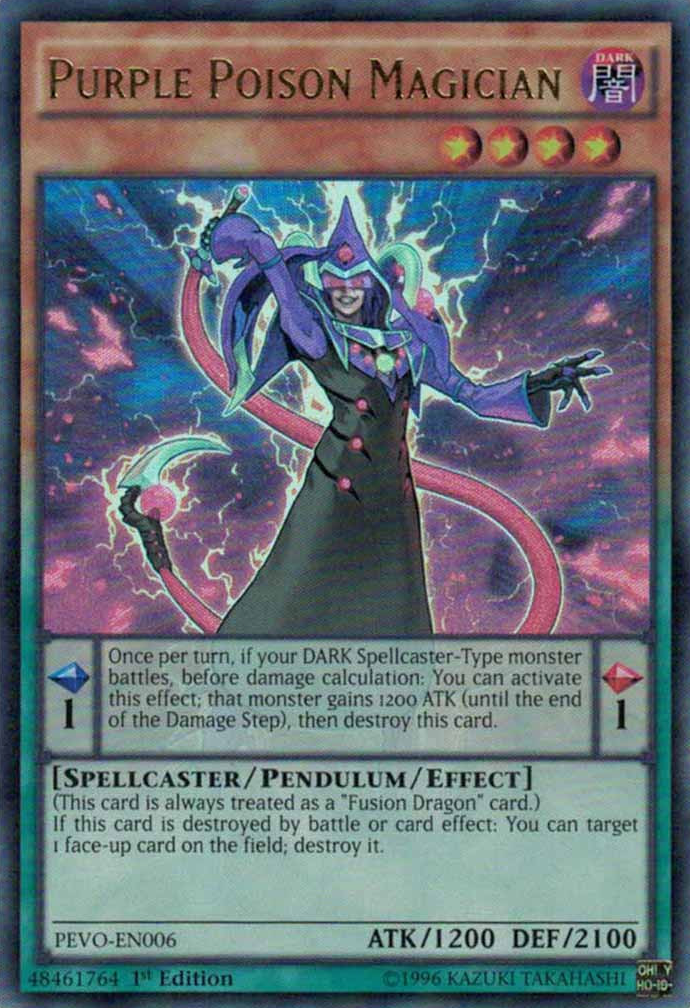 Purple Poison Magician [PEVO-EN006] Ultra Rare | Kessel Run Games Inc. 