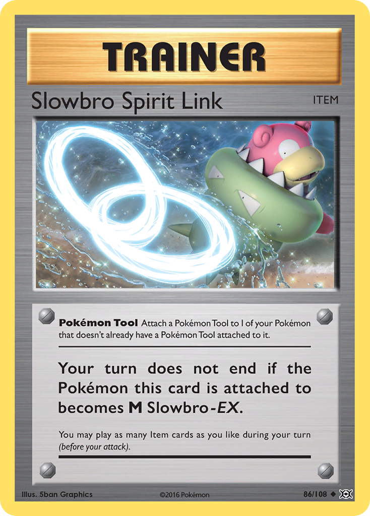 Slowbro Spirit Link (86/108) [XY: Evolutions] | Kessel Run Games Inc. 