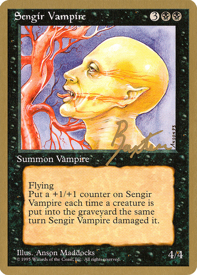 Sengir Vampire (George Baxter) [Pro Tour Collector Set] | Kessel Run Games Inc. 