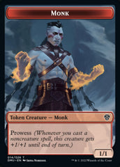 Soldier // Monk Double-Sided Token [Dominaria United Tokens] | Kessel Run Games Inc. 