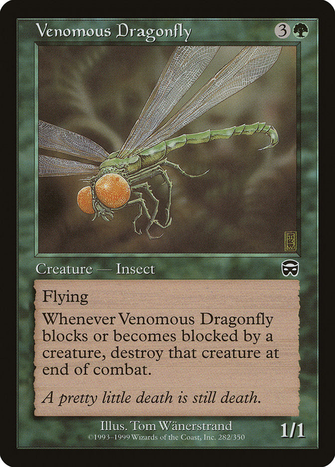 Venomous Dragonfly [Mercadian Masques] | Kessel Run Games Inc. 