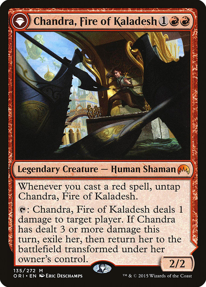 Chandra, Fire of Kaladesh // Chandra, Roaring Flame [Magic Origins] | Kessel Run Games Inc. 