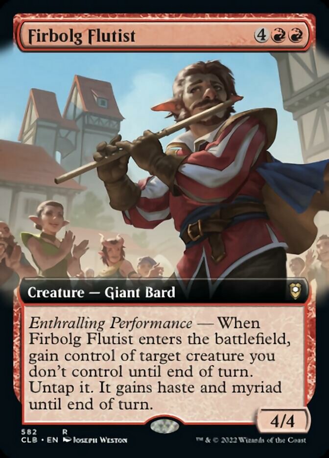 Firbolg Flutist (Extended Art) [Commander Legends: Battle for Baldur's Gate] | Kessel Run Games Inc. 