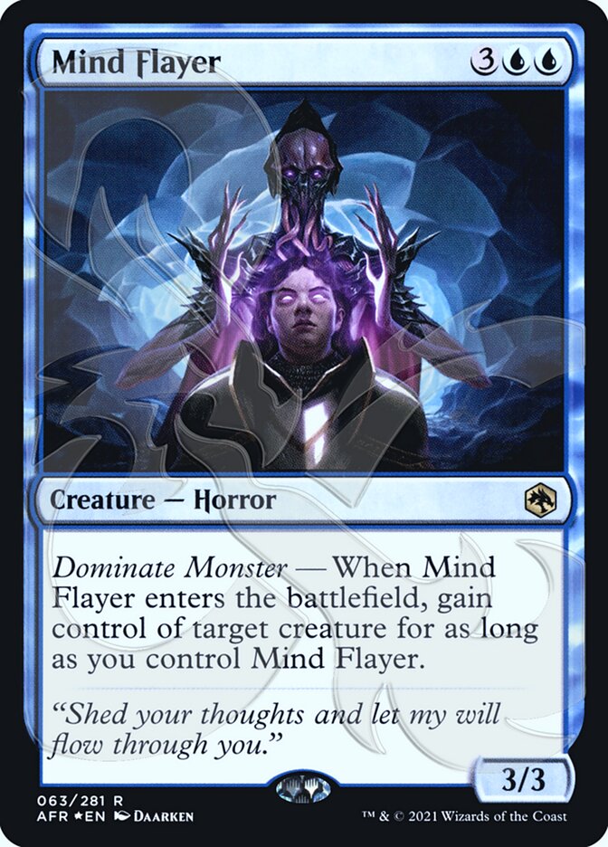 Mind Flayer (Ampersand Promo) [Dungeons & Dragons: Adventures in the Forgotten Realms Promos] | Kessel Run Games Inc. 