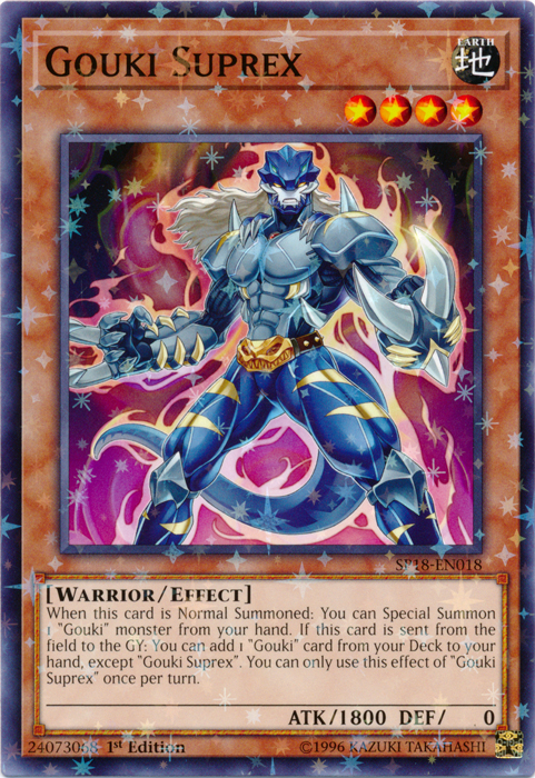 Gouki Suprex [SP18-EN018] Starfoil Rare | Kessel Run Games Inc. 