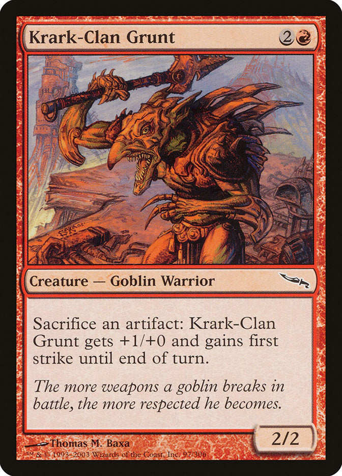 Krark-Clan Grunt [Mirrodin] | Kessel Run Games Inc. 
