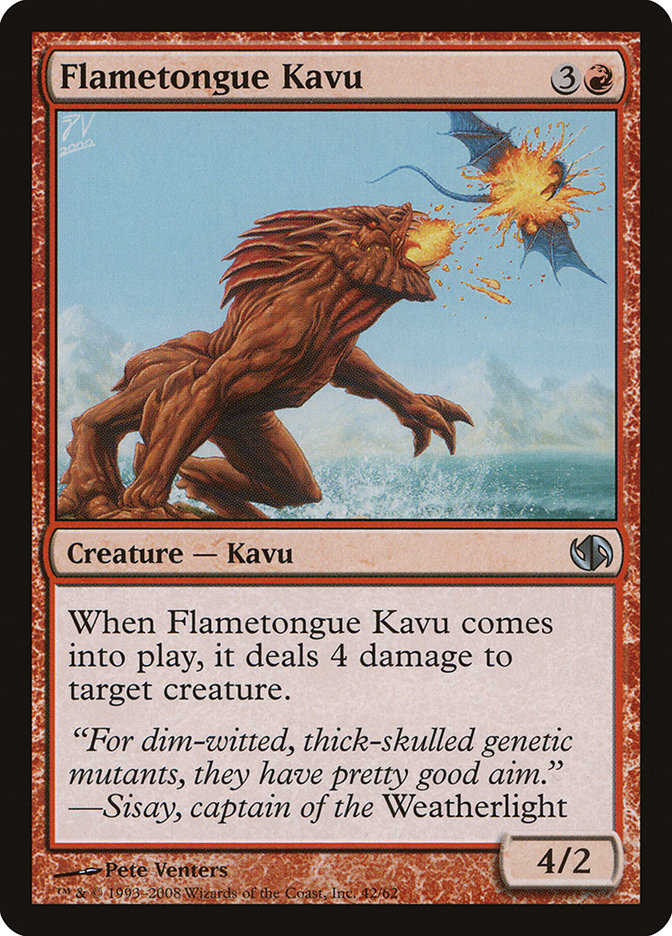 Flametongue Kavu [Duel Decks: Jace vs. Chandra] | Kessel Run Games Inc. 