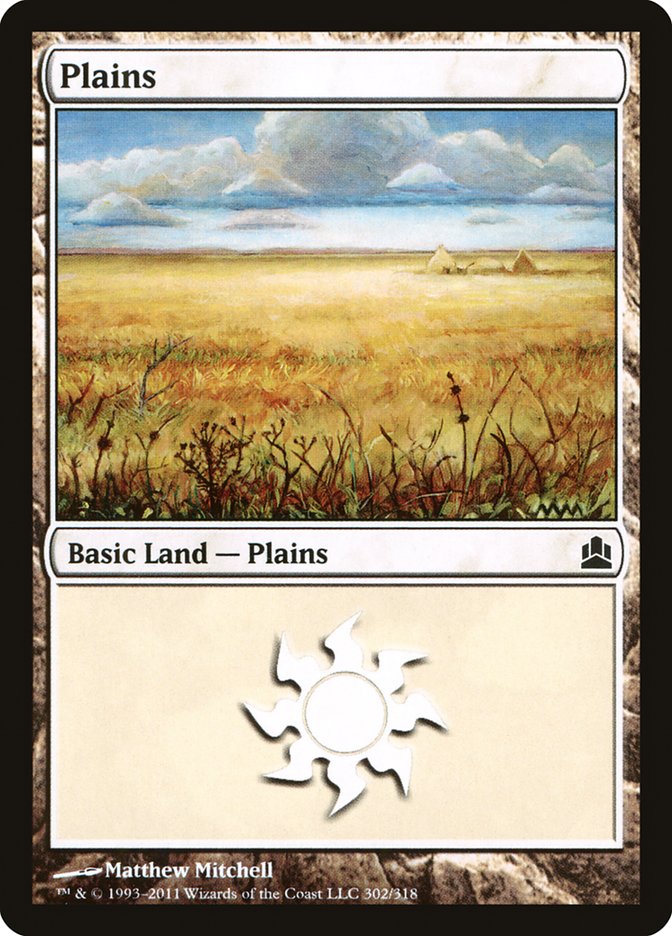 Plains (302) [Commander 2011] | Kessel Run Games Inc. 