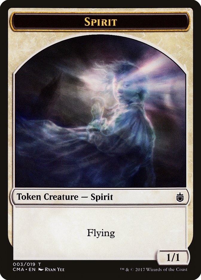 Spirit Token [Commander Anthology Tokens] | Kessel Run Games Inc. 