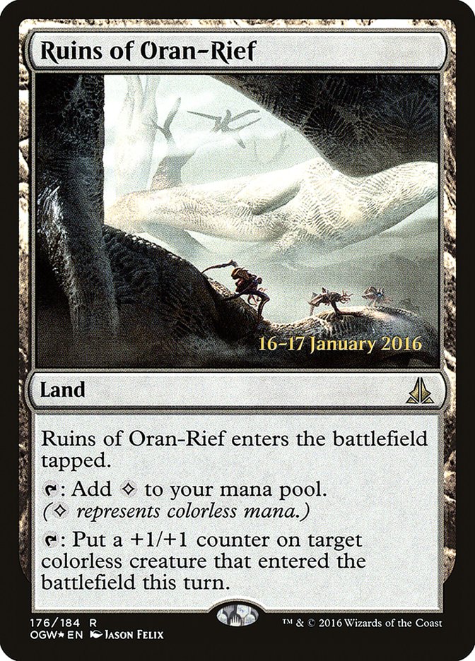 Ruins of Oran-Rief [Oath of the Gatewatch Prerelease Promos] | Kessel Run Games Inc. 