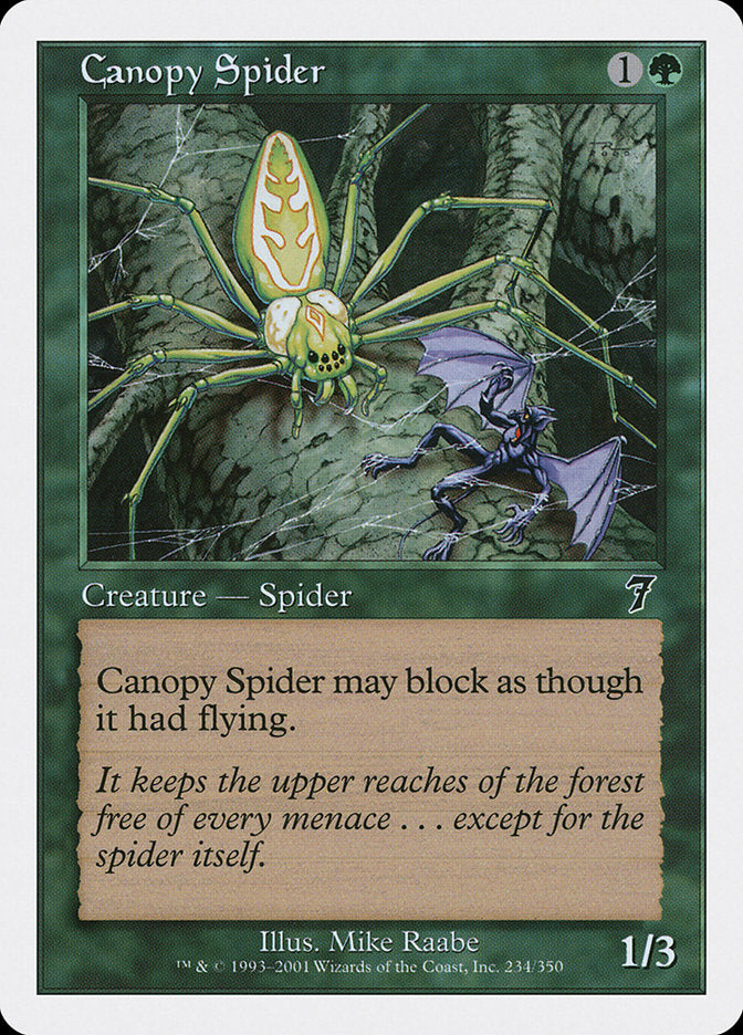 Canopy Spider [Seventh Edition] | Kessel Run Games Inc. 