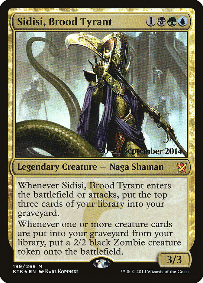 Sidisi, Brood Tyrant [Khans of Tarkir Prerelease Promos] | Kessel Run Games Inc. 