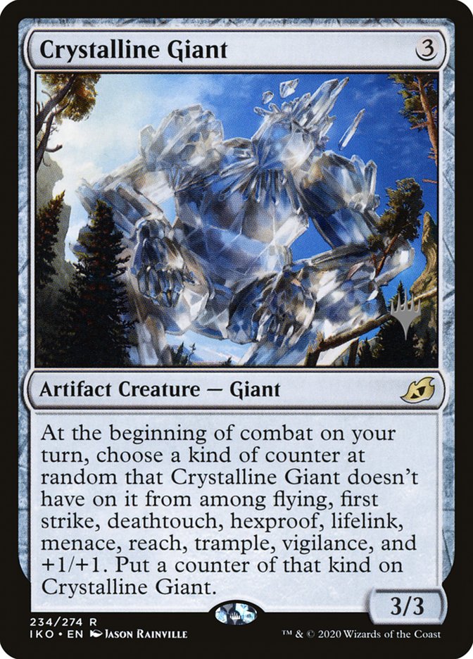 Crystalline Giant (Promo Pack) [Ikoria: Lair of Behemoths Promos] | Kessel Run Games Inc. 