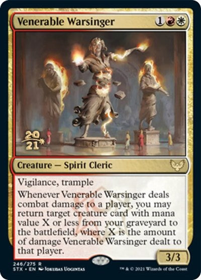 Venerable Warsinger [Strixhaven: School of Mages Prerelease Promos] | Kessel Run Games Inc. 