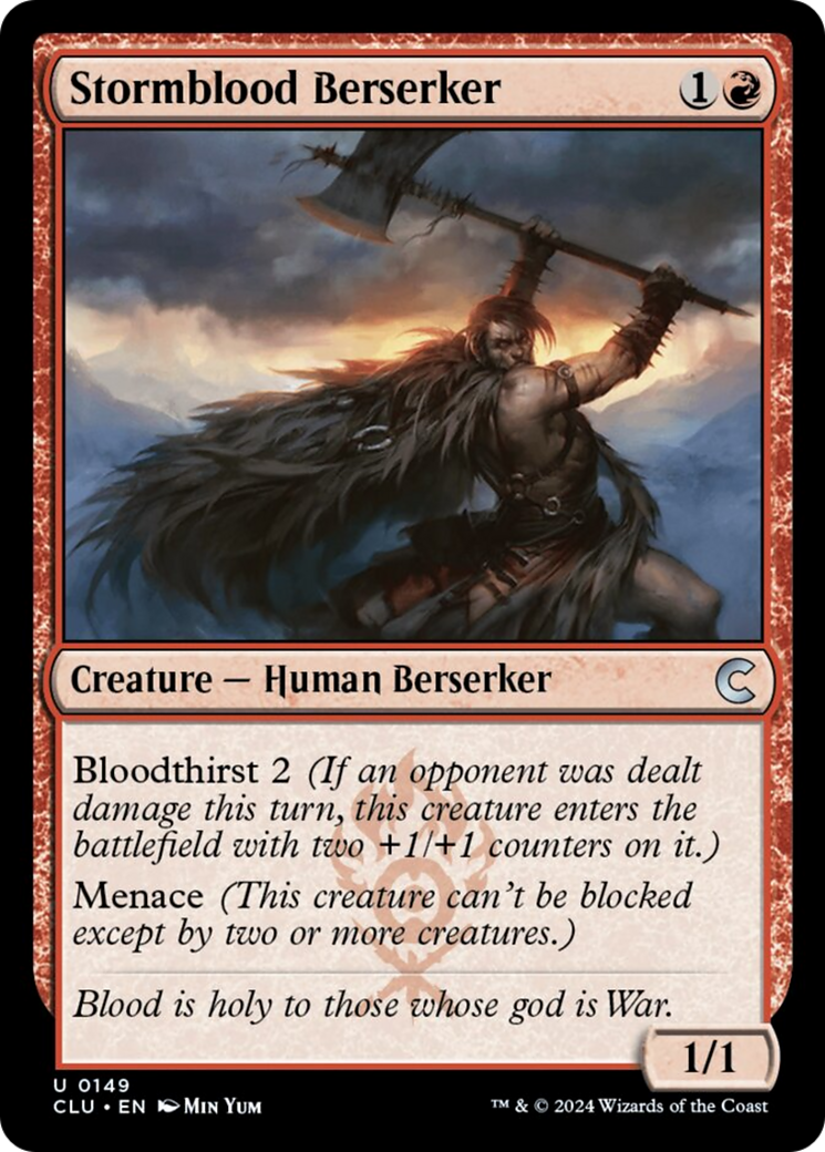 Stormblood Berserker [Ravnica: Clue Edition] | Kessel Run Games Inc. 