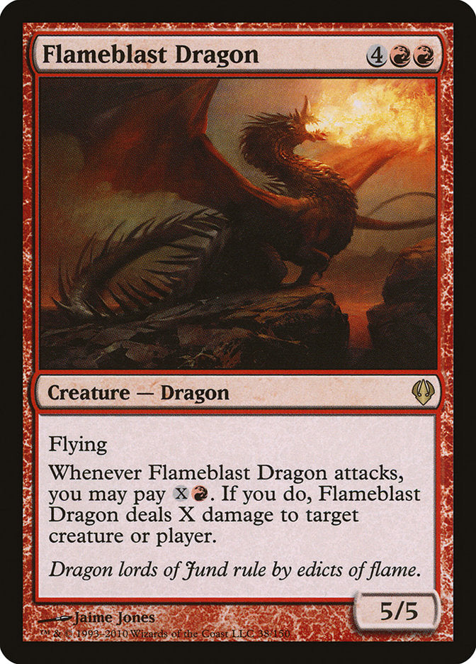 Flameblast Dragon [Archenemy] | Kessel Run Games Inc. 