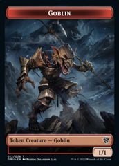 Saproling // Goblin Double-Sided Token [Dominaria United Tokens] | Kessel Run Games Inc. 