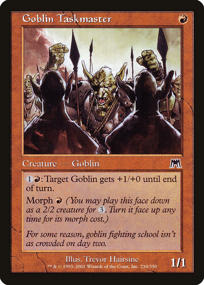 Goblin Taskmaster [Onslaught] | Kessel Run Games Inc. 