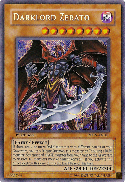 Darklord Zerato [PTDN-EN081] Secret Rare | Kessel Run Games Inc. 