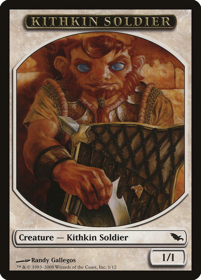 Kithkin Soldier Token [Shadowmoor Tokens] | Kessel Run Games Inc. 
