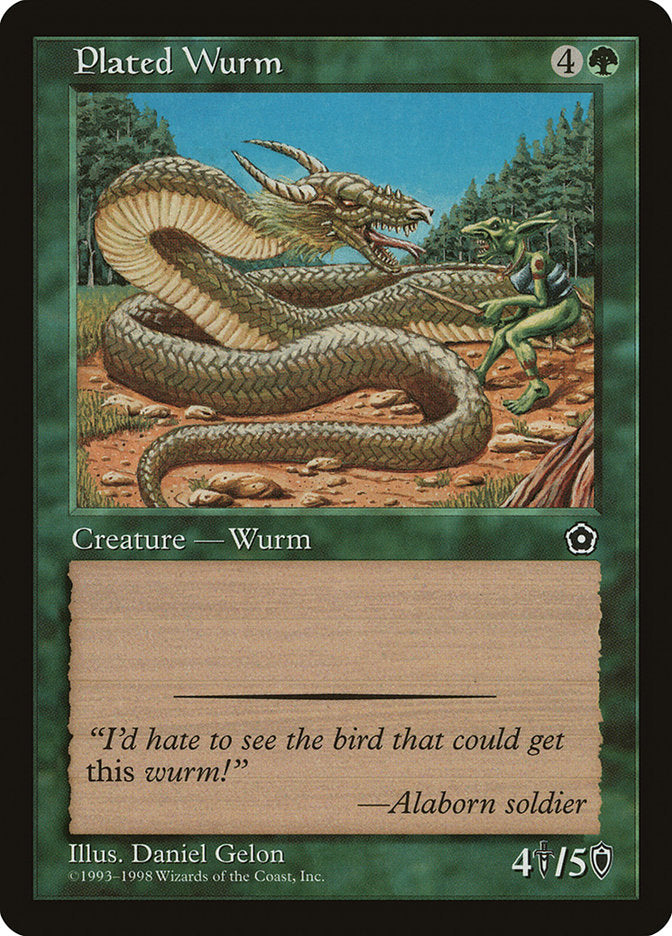 Plated Wurm [Portal Second Age] | Kessel Run Games Inc. 
