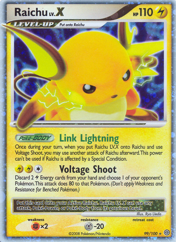 Raichu LV.X (99/100) [Diamond & Pearl: Stormfront] | Kessel Run Games Inc. 