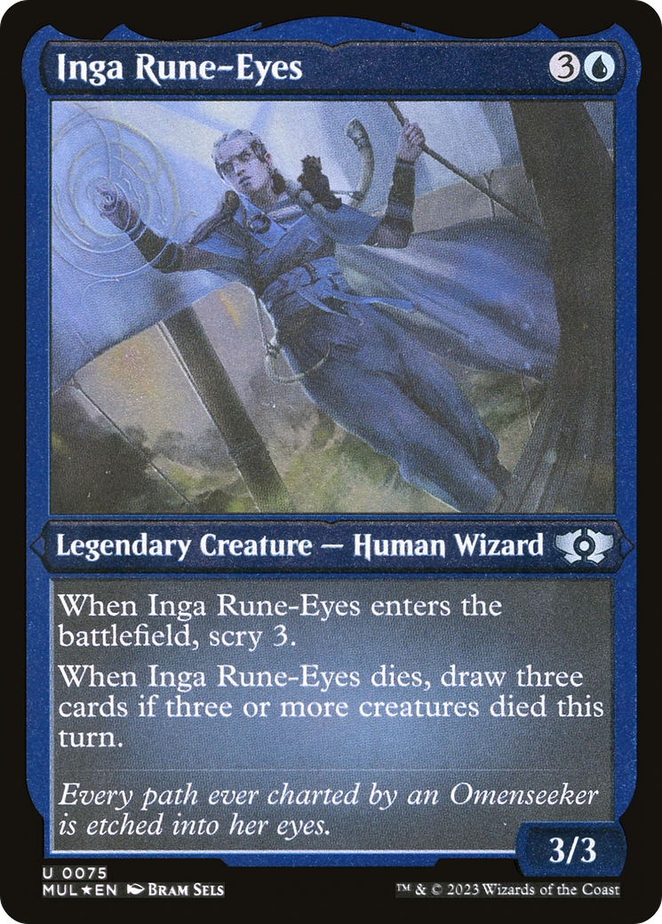 Inga Rune-Eyes (Foil Etched) [Multiverse Legends] | Kessel Run Games Inc. 