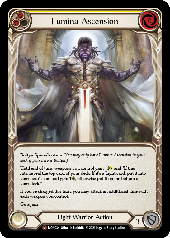 Lumina Ascension [U-MON034-RF] (Monarch Unlimited)  Unlimited Rainbow Foil | Kessel Run Games Inc. 