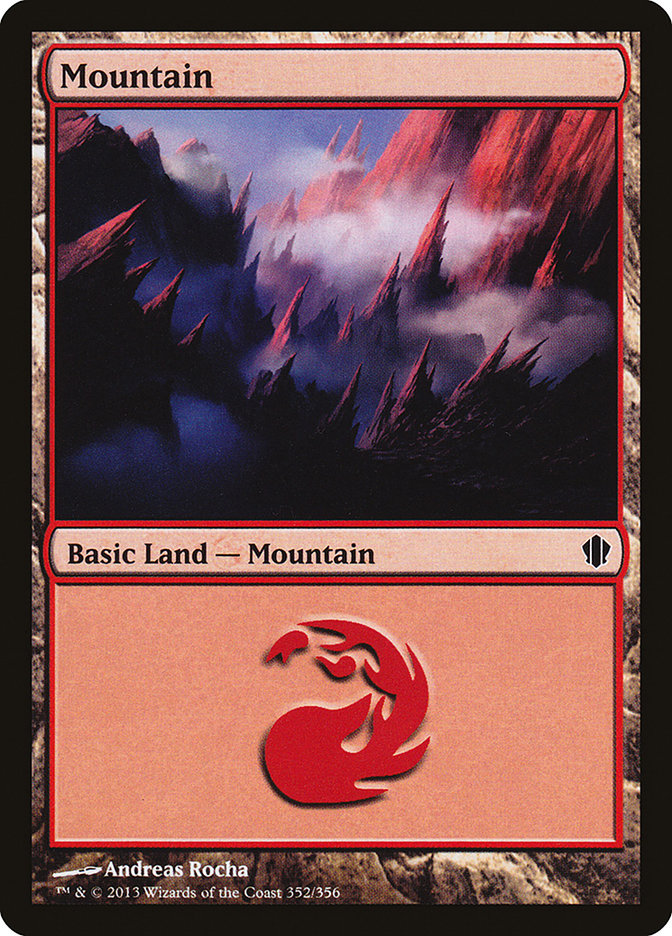 Mountain (352) [Commander 2013] | Kessel Run Games Inc. 