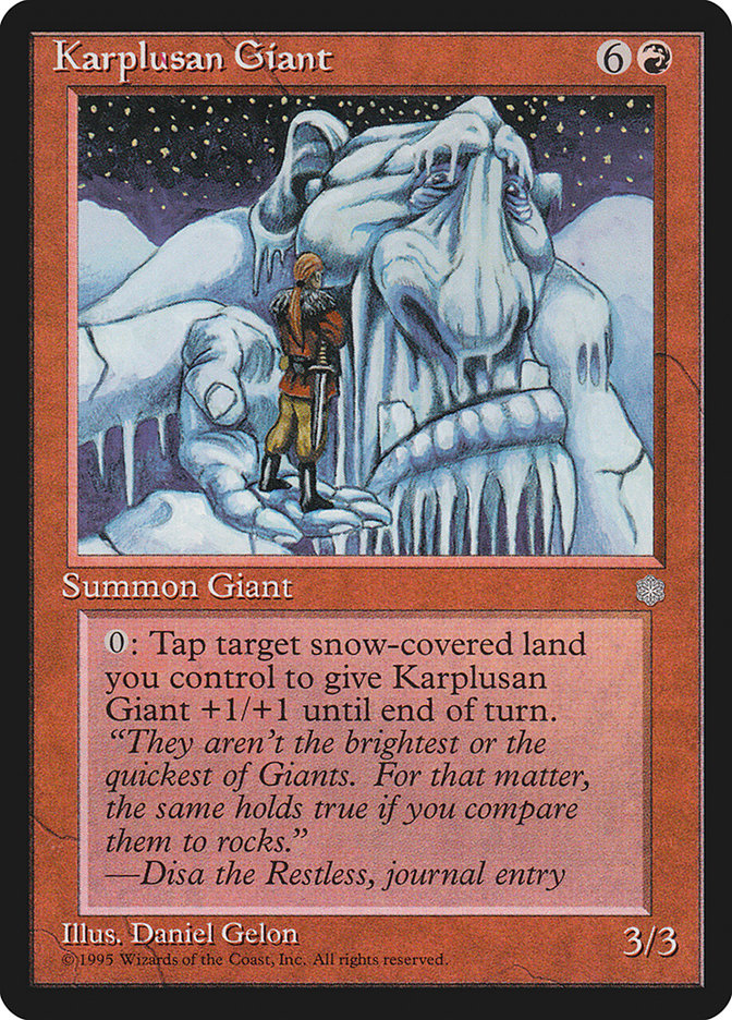 Karplusan Giant [Ice Age] | Kessel Run Games Inc. 