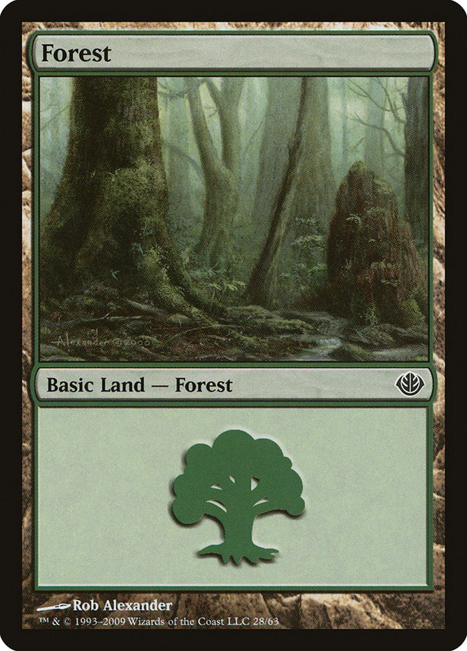 Forest (28) [Duel Decks: Garruk vs. Liliana] | Kessel Run Games Inc. 