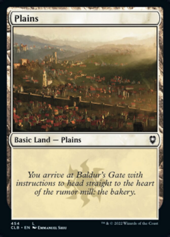 Plains (454) [Commander Legends: Battle for Baldur's Gate] | Kessel Run Games Inc. 
