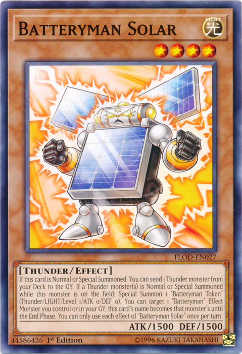 Batteryman Solar [FLOD-EN027] Common | Kessel Run Games Inc. 