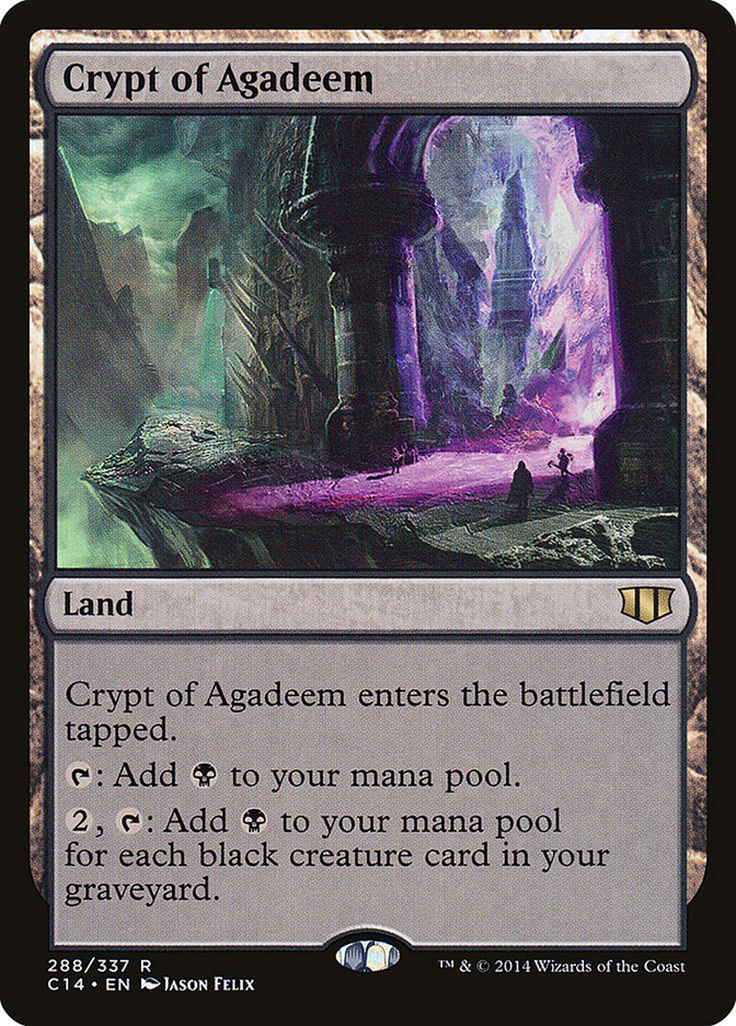 Crypt of Agadeem [Commander 2014] | Kessel Run Games Inc. 