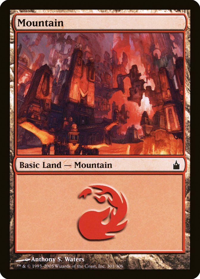 Mountain (301) [Ravnica: City of Guilds] | Kessel Run Games Inc. 