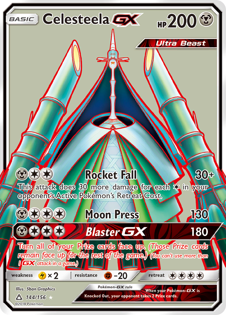Celesteela GX (144/156) [Sun & Moon: Ultra Prism] | Kessel Run Games Inc. 