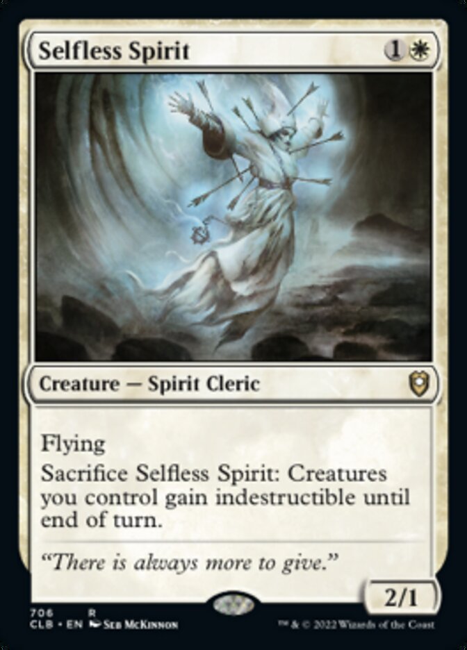 Selfless Spirit [Commander Legends: Battle for Baldur's Gate] | Kessel Run Games Inc. 