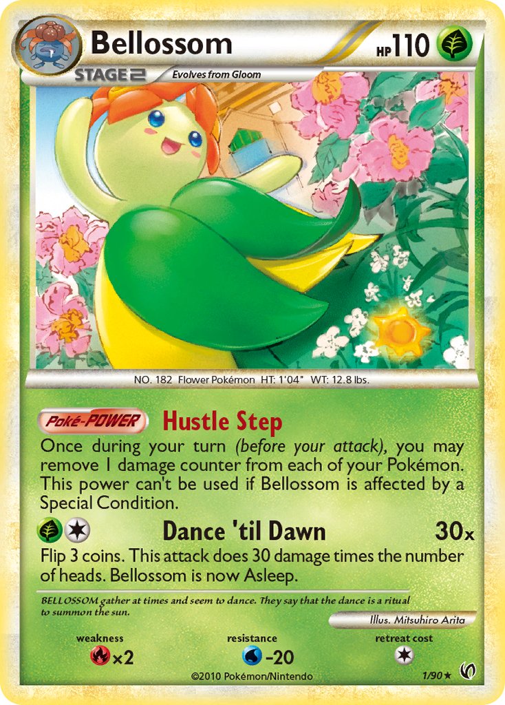 Bellossom (1/90) (Theme Deck Exclusive) [HeartGold & SoulSilver: Undaunted] | Kessel Run Games Inc. 