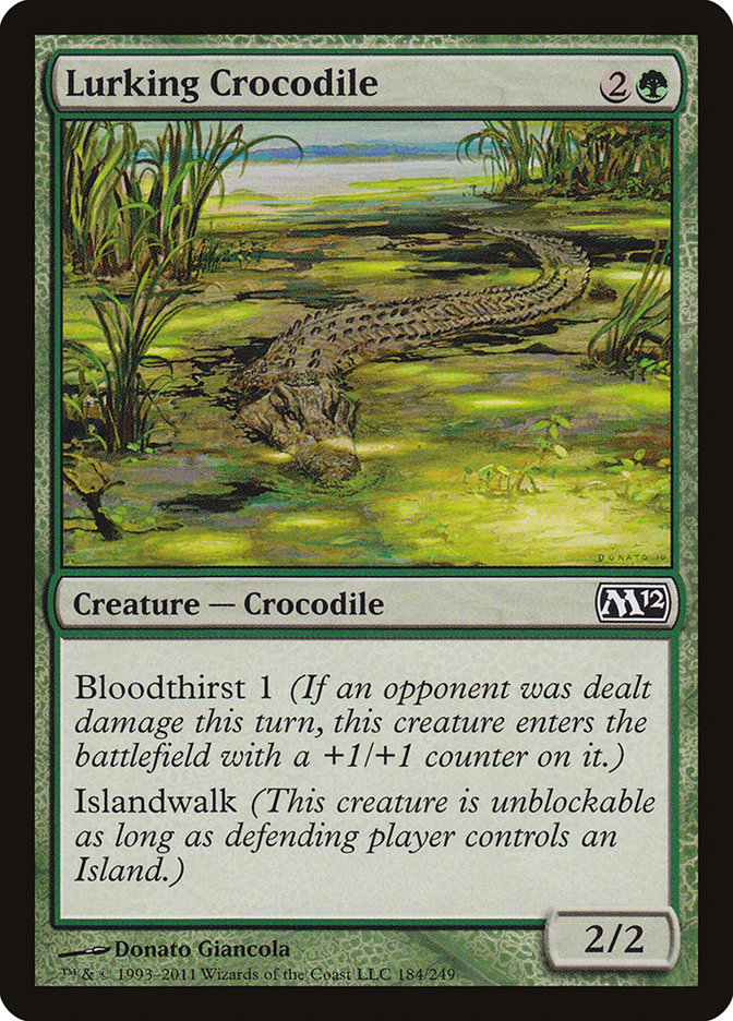 Lurking Crocodile [Magic 2012] | Kessel Run Games Inc. 
