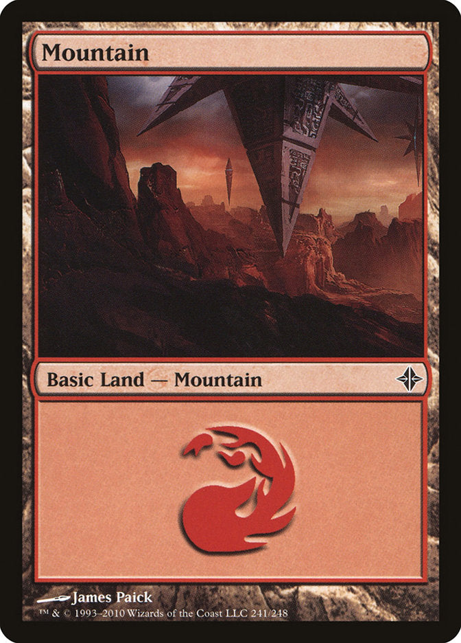 Mountain (241) [Rise of the Eldrazi] | Kessel Run Games Inc. 